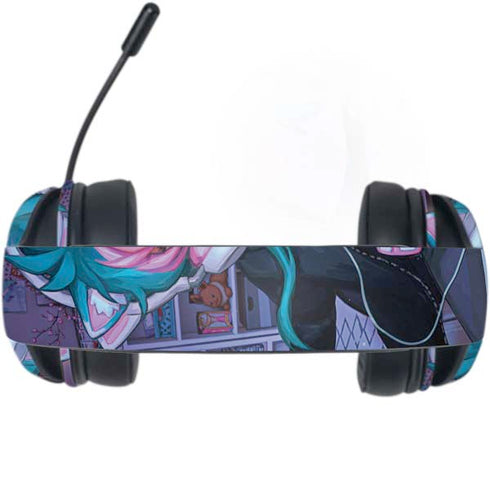 Anime Catgirl Gamer Nerd by Ivy Dolamore Razer Kraken X Skin